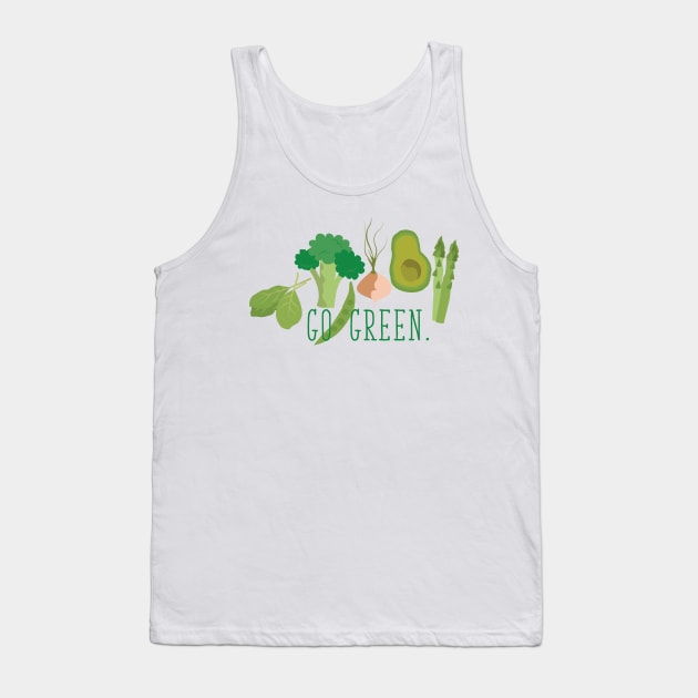 Go Green Tank Top by mariansar